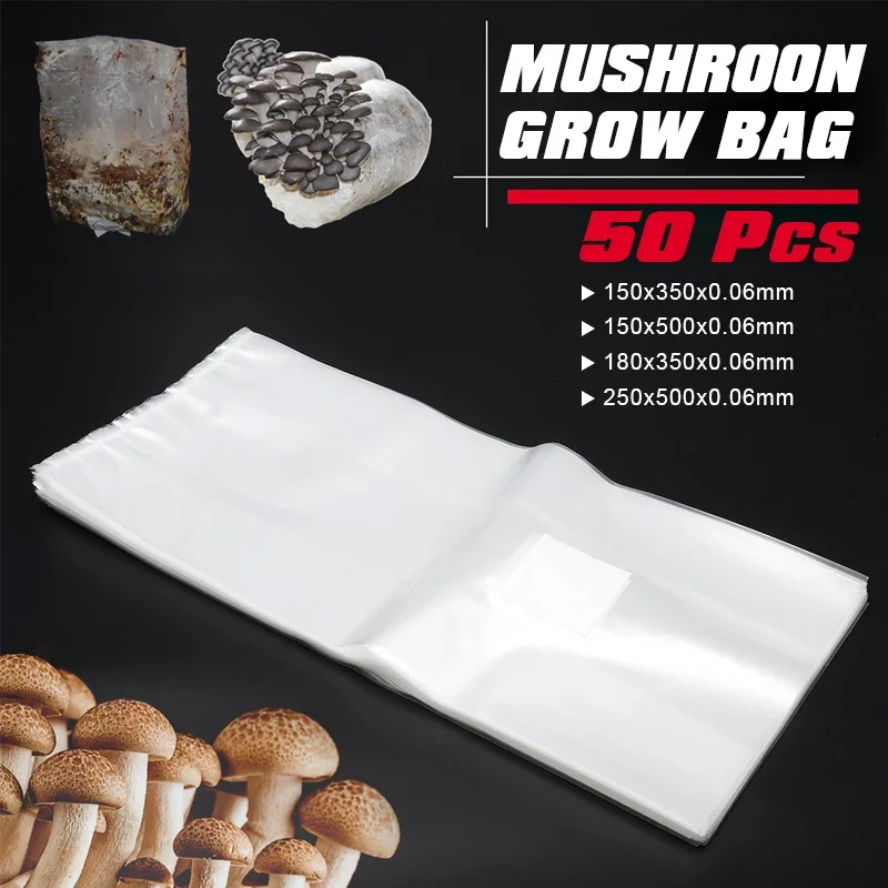 Mushroom Spawn Bag - Sac de culture en PVC pour